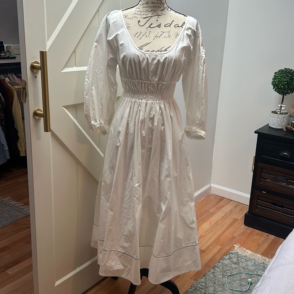 Proenza Schoulet Puff Sleeve Poplin dress size 6